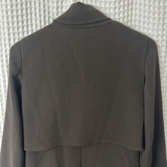 Aritzia Wilfred Mayet Crepe Jacket in Olive Green Size XXXS - Picture 10 of 12